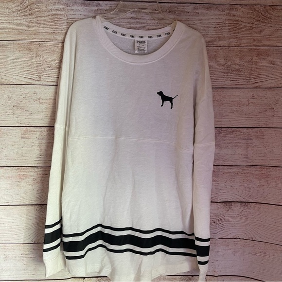 Victoria’s Secret varsity colorblock spell out shirt size xs spirit jersey - Picture 2 of 6